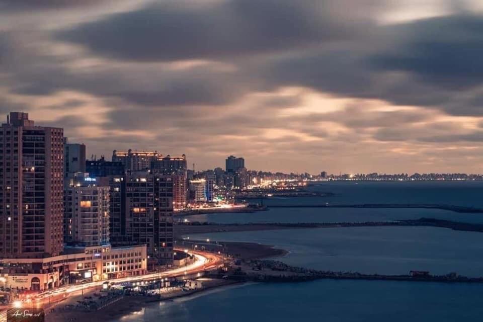 Breathtaking Wide Seaview Apartment Alexandria Exterior photo