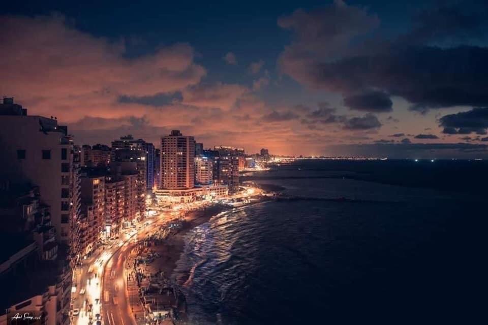 Breathtaking Wide Seaview Apartment Alexandria Exterior photo